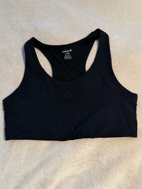 Reebok Black Racerback Sports Bra